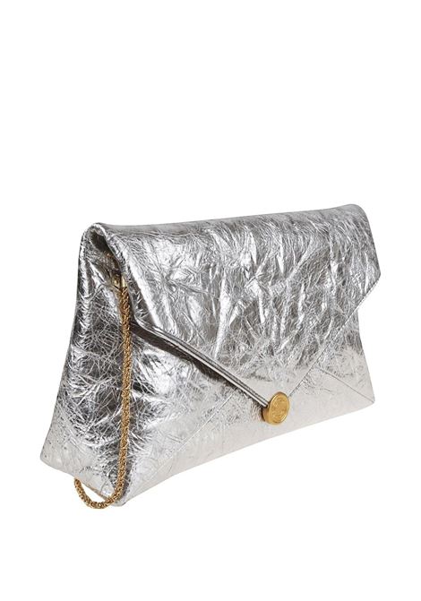 Silver metallic clutch bag Dries van noten - women DRIES VAN NOTEN | 251011512299952